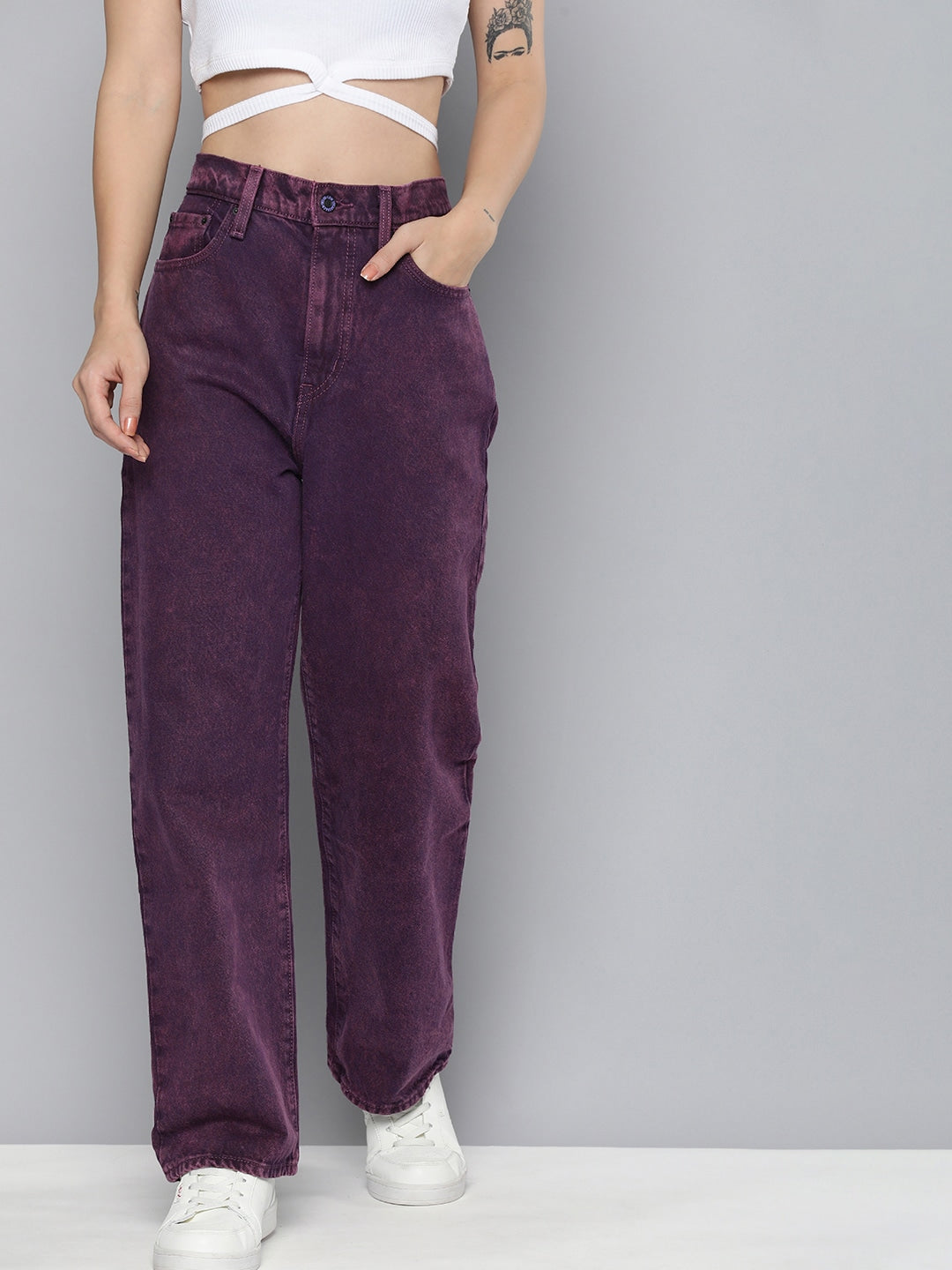 Women's Blue Overalls Pants Washed Big Pockets Loose MID Rise Cotton Denim  Jeans - China Jeans and Denim Jeans price | Made-in-China.com